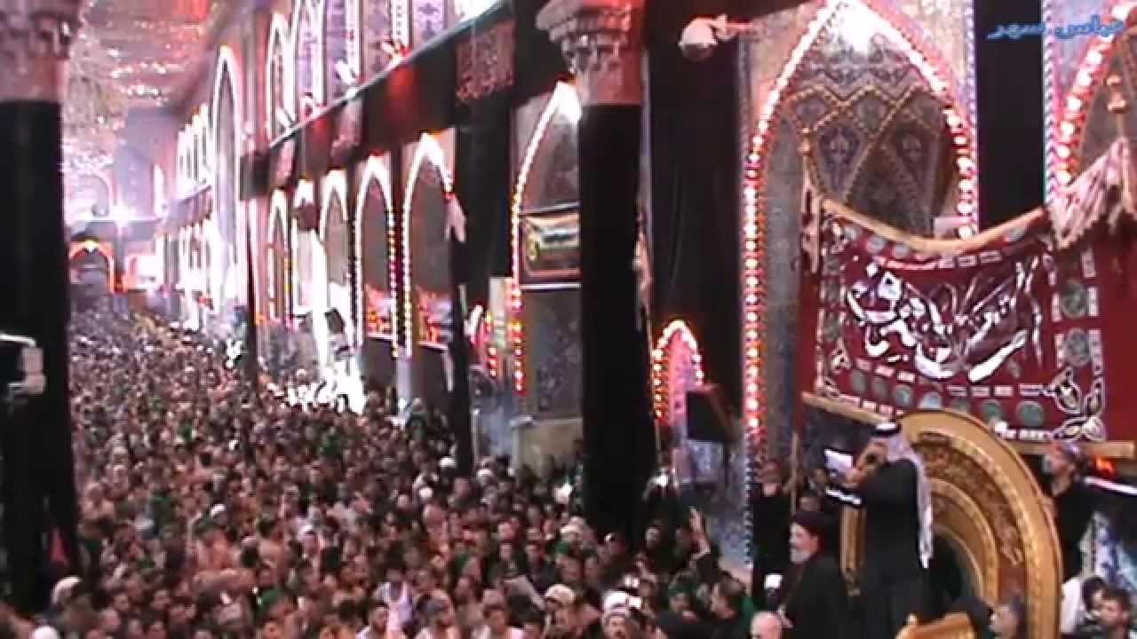 الرادود القدير الشيخ هادي مريطي موكب النجف الاشرف الاربعينية 1436