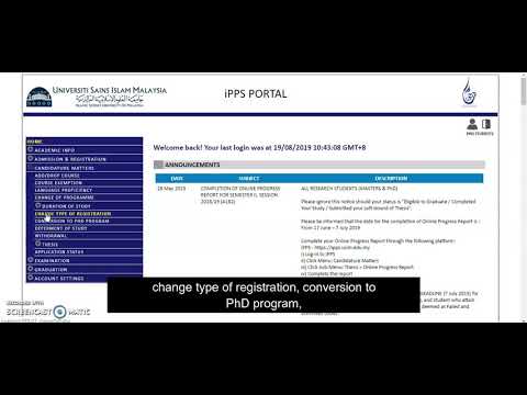 iPPS - MODULE 6 (Candidature Matters)