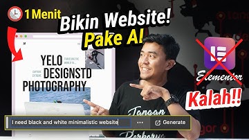 CUMA 1 MENIT Bikin Website Portfolio! Pake AI HPanel Terbaru di Niagahoster