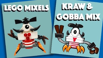 LEGO Mixels -  Kraw & Gobba Mix - Stop motion Build (How to Build)