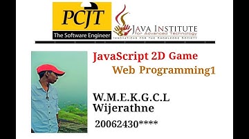 JavaScript 2D Game Video Submission