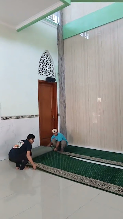 Steady Process of Pulling the Carpet to the End #syifakarpet #shorts