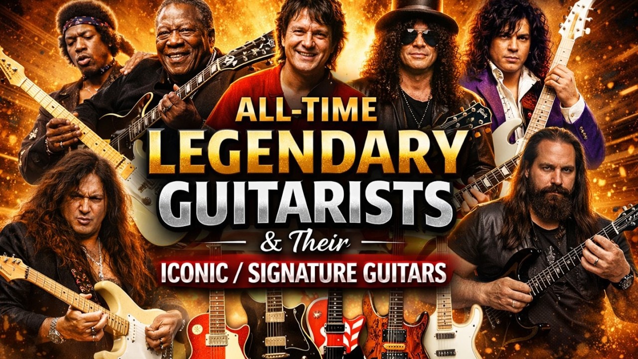 All-Time Legendary Guitarists & Their Iconic / Signature Guitars