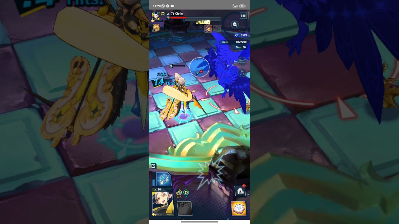 Dragalia Lost - Enter the Kaleidoscope Floor 50 Gala Cleo vs Ciella