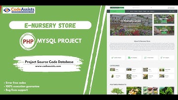 E-Nursery Store - PHP MySQL BootStrap Responsive Latest Project