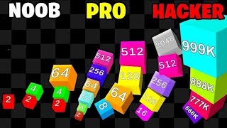 NOOB vs PRO vs HACKER | Cube Arena 2048