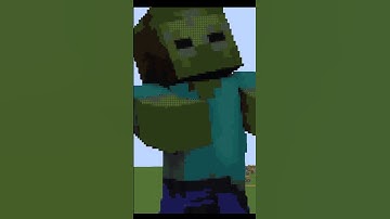 Minecraft  Zombie - Minecraft zombie pixel art