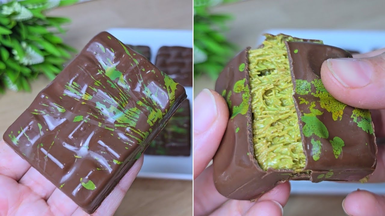 ترند شوكولا دبي بحشوتين مختلفين ..  بشكل جديد على شكل ميني شوكولا ... بنة و تقرميشة بلا حدود