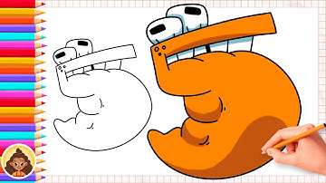 How to Draw 5 Five | Number Lore