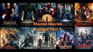 Marvel Movies Ranked Phase 1