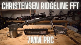 7 PRC - Christensen Ridgeline FFT Rifle Build - Shot at 550 Yards