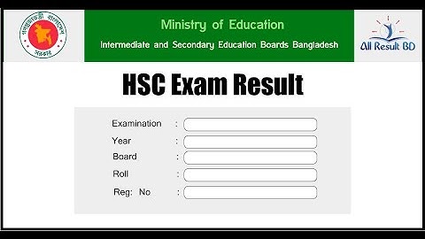 Hsc result 2022  -কিভাবে এইচ  এসসির রেজাল্ট দেখবো