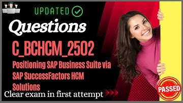 SAP C_BCHCM_2502 Certification Questions and Study Material [Latest]