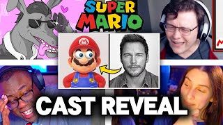 All Reactions to Mario Movie Cast Reveal (crazy)