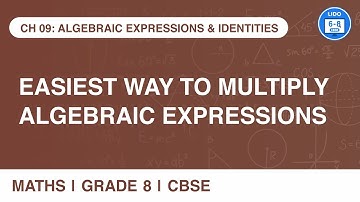 Multiplication of Algebraic Expressions - Workout | Algebraic expressions | Class 8 Math