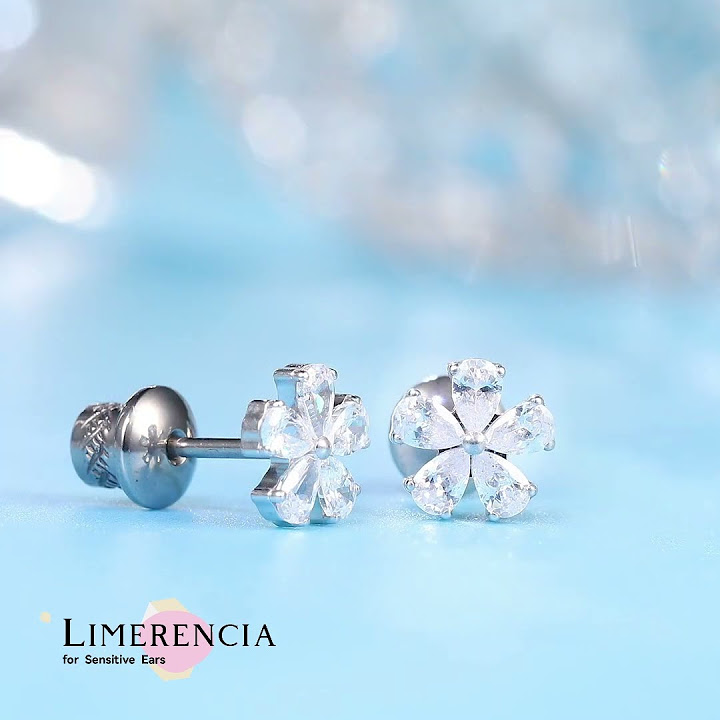 R.Gem. 16G 6mm 8mm 10mm Internally Threaded Conch Tragus Helix