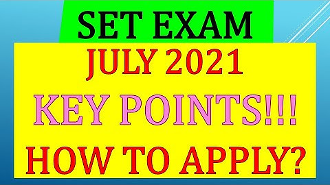 How to apply for Kerala SET July 2021 - Important Points to Remember
