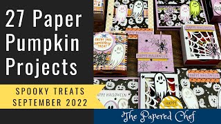 27 Projects - Spooky Treats - September 2022 Paper Pumpkin Kit by Stampin’ Up!