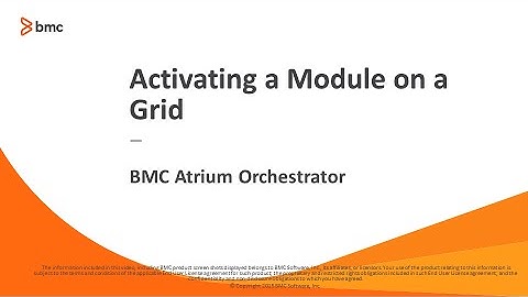 BAO - Activating a Module on a Grid