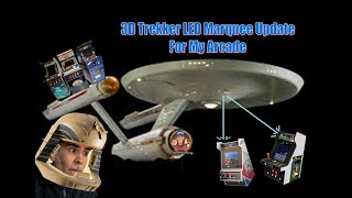 3D Trekker My-Arcade LED Marquee UPDATE for Pole Position