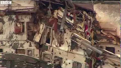 Costa Concordia  Close up view of damaged cruise ship