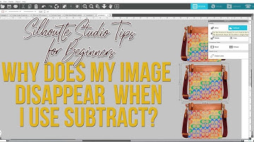 Silhouette Studio for Beginners | Subtract Tool Tip