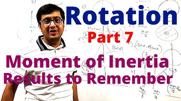 Rotation Moment of Inertia Results to Remember Part7 | IIT JEE, NEET | Vinay IIT Alumnus