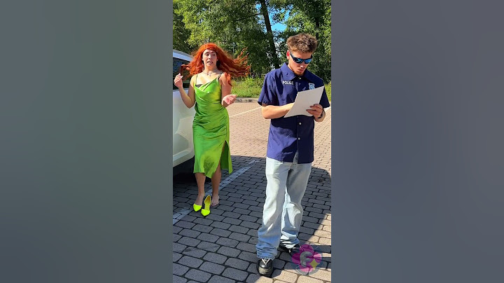 She Escaped From The Officer With a Smart Trick! 🚓💨 #prank #funny #challenges
