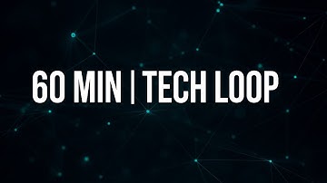 "🌌 60 Minutes Futuristic Digital Network 🔗 | Aesthetic Tech Animation Loop 🎶✨"