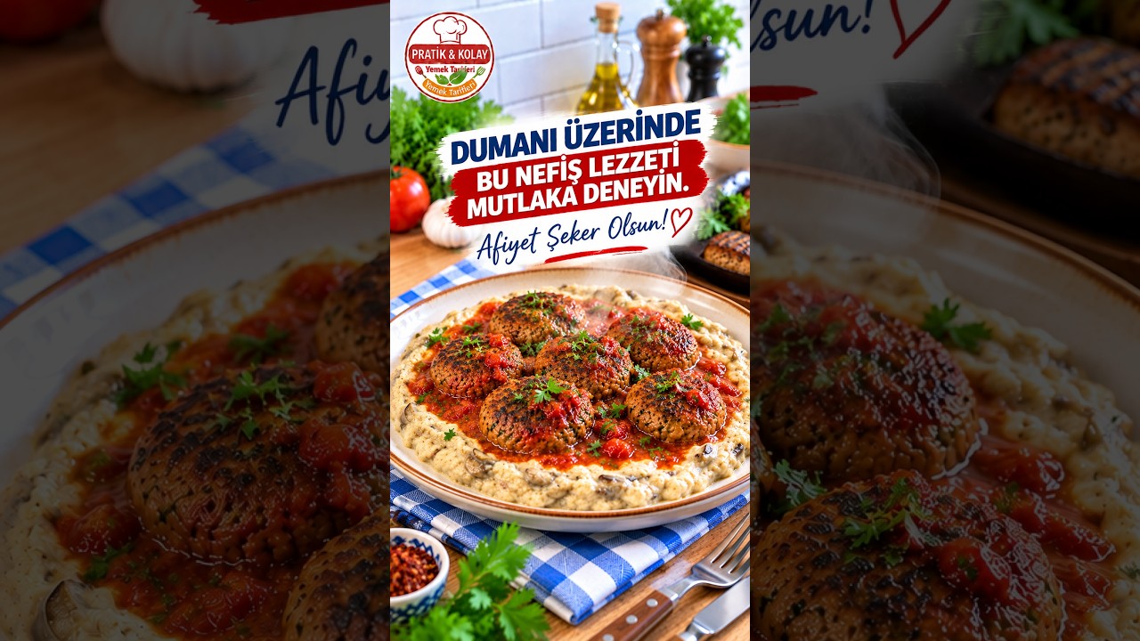 Köfteyi Böyle Deneyin! Köfteli Hünkâr Beğendi Tarifi | Köz Patlıcanlı, Kaşarlı #köfte #food #recipe Köfteyi Böyle Deneyin! Köfteli Hünkâr Beğendi Tarifi | Köz Patlıcanlı, Kaşarlı #köfte #food #recipe