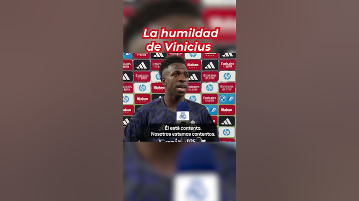 La HUMILDAD de VINICIUS cuando le PREGUNTAN por BELLINGHAM
