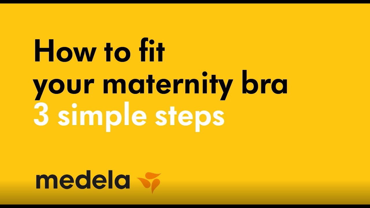 How To Fit - Medela Maternity bra 