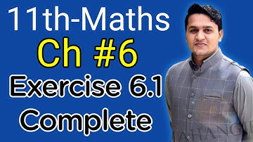 Fsc Math Part 1, Ch#6, Lecture 27, Exercise 6.1 Complete | Syed Arslan Abbas Shah