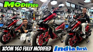 Xoom 160 Modified | Xoom 160 India first modified | &quot;Step-by-Step Xoom 160 Modification Process: