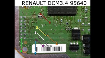 read ecu dcm Renault dacia DCM 3.4  !  DCM 3.4 lecture Eeprom 95640 pinout pcb