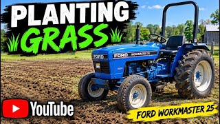 The fastest way to spread seed & straw~ fast Landscaping