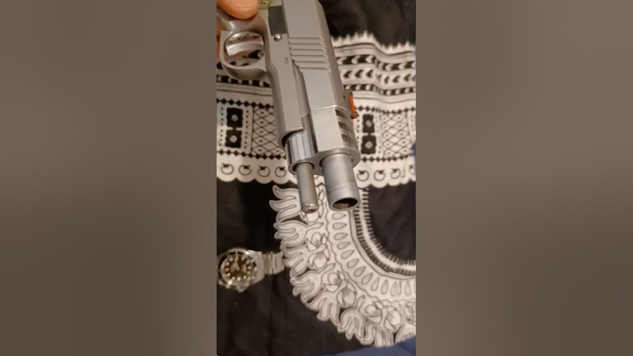 Rock Island Armory 1911 efs stainless steel 45 acp with aftermarket