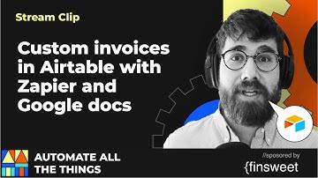 How to send custom invoices from Airtable using Zapier and Google doc templates | AATT clips