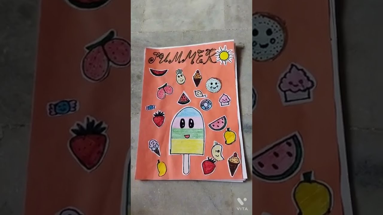 Memory Book For Summer Vacation 