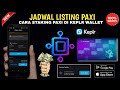JADWAL LISTING PAXI !! - CARA STAKING PAXI DI KEPLR CRYPTO WALLET - PAXI ROADMAP