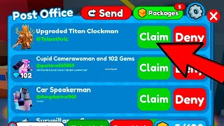 OMG!  I'm the LUCKIEST! I got a Upgraded Titan Clockman!  in Toilet Tower Defense EPISODE 73