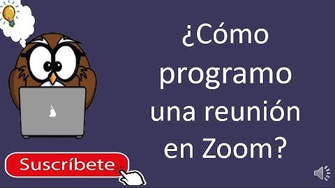 ¿Cómo programar una reunión en Zoom?