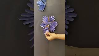 Unique Paper Flower Dreamcatcher Style Wall Hanging | Creative DIY Home Decoration Project
