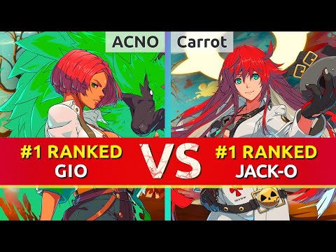 GGST ▰ ACNO (#1 Ranked Giovanna) vs Carrot (#1 Ranked Jack-O). High Level Gameplay