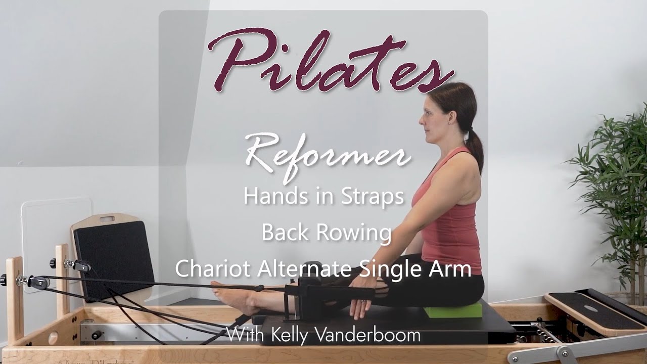 Pilates Reformer Exercise - Chariot Alternate Single Arm - YouTube