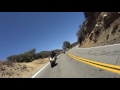 Cyclist joins, then overtakes motorcycles