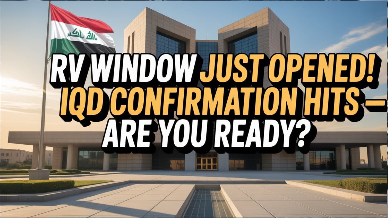 Iraqi Dinar 🟢 RV Window Just OPENED! IQD Confirmation Hits – Are You Ready? 💥 RV News Today 2025