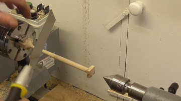 Woodturning a Three Nail Cross