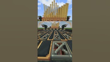 Pipe Organ  Minecraft Build #build #building #pipeorgan #organ #create #minecraft