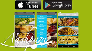 Aashpazi Recipe App ios android 4K